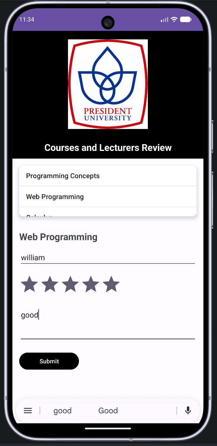 Mobile Apps Review Lecturer screenshot 6
