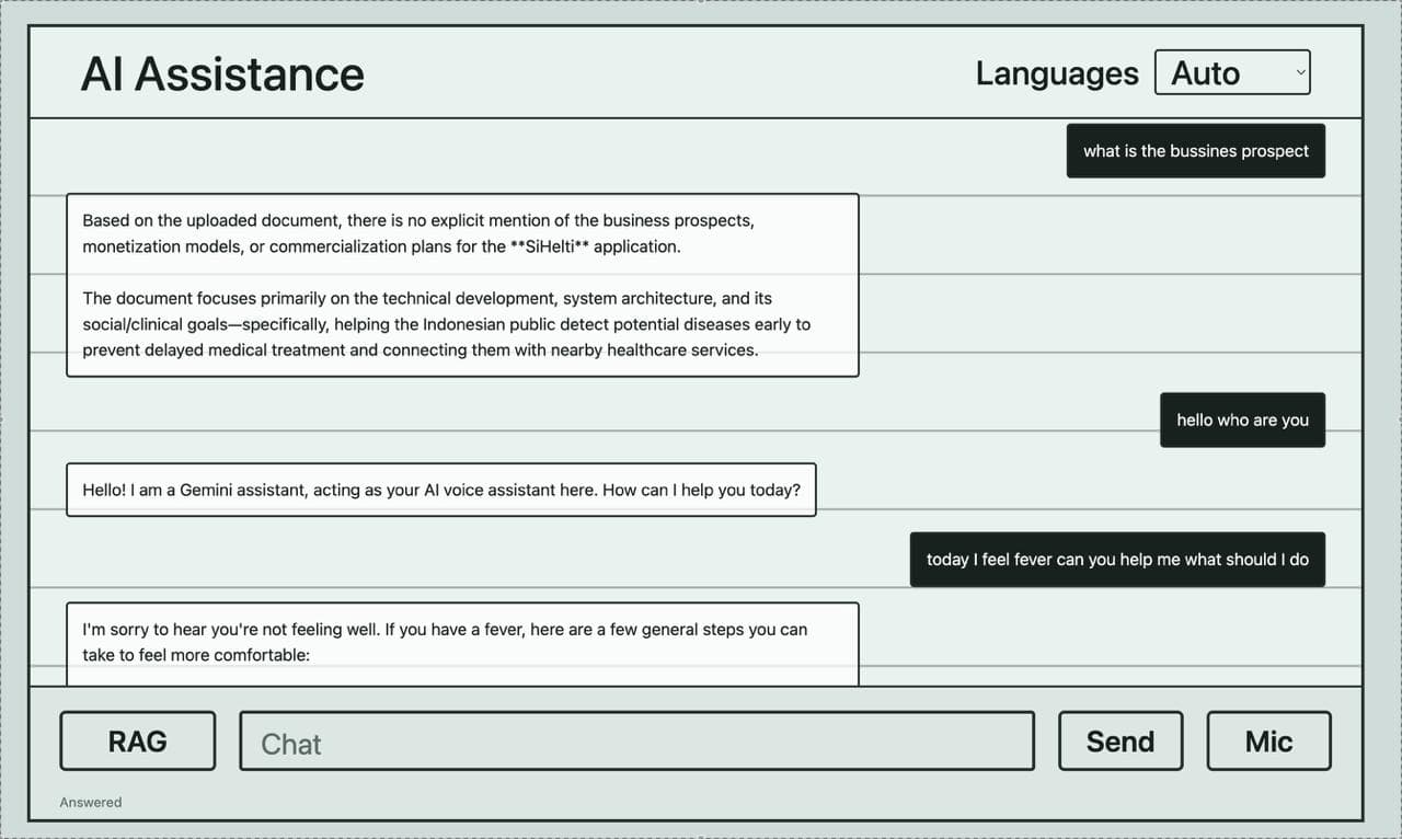 AI Assistant Web App screenshot 2