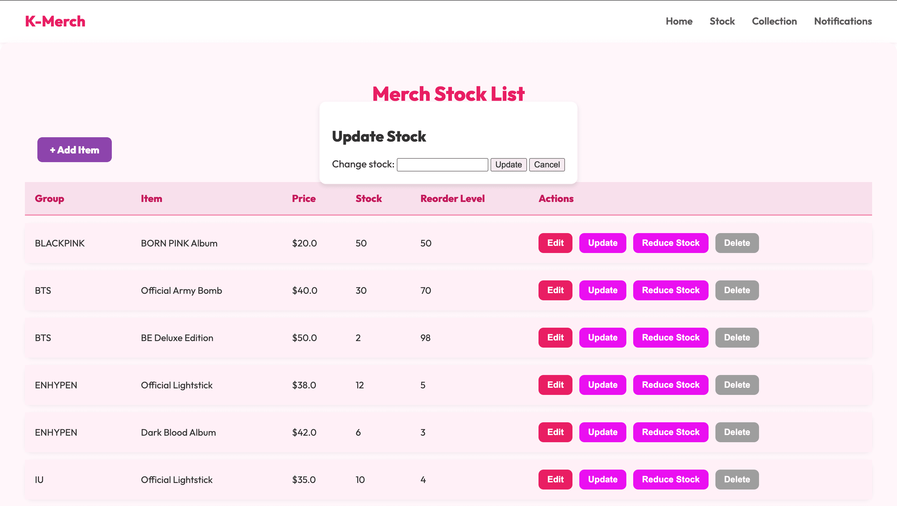 K-Merch Inventory Management screenshot 9