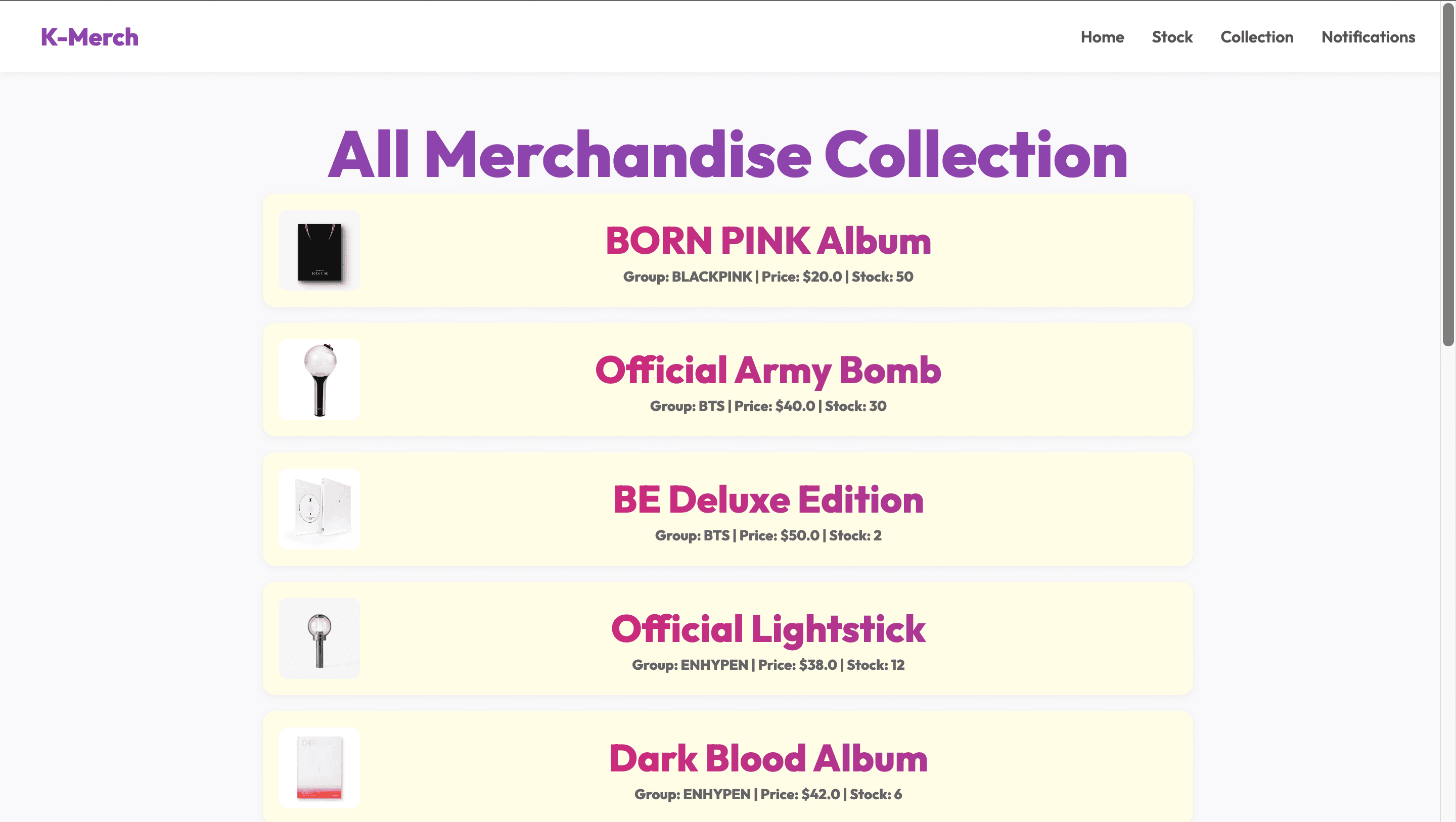 K-Merch Inventory Management screenshot 10