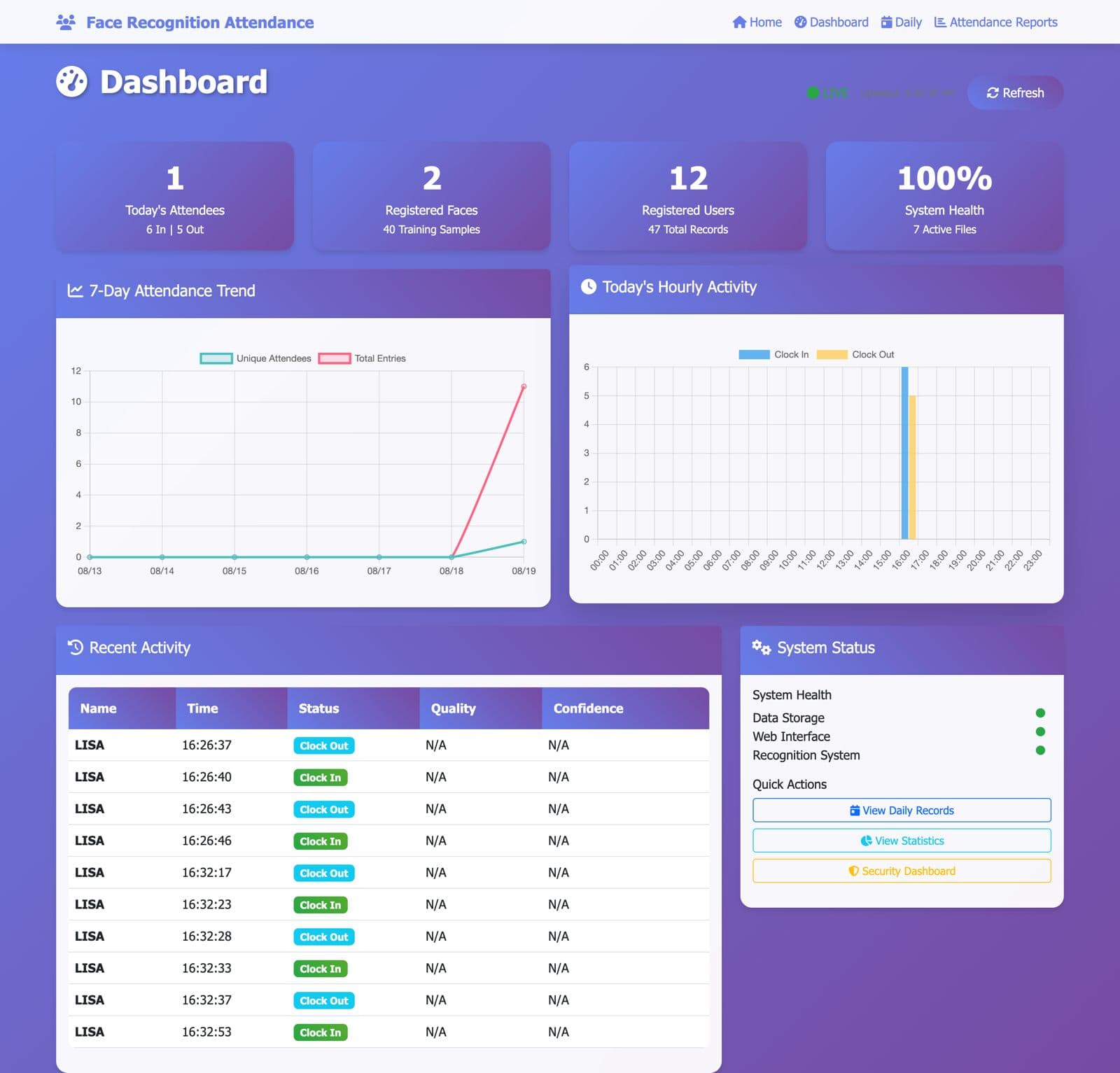 Smart Attendance System with Servo Movement screenshot 11